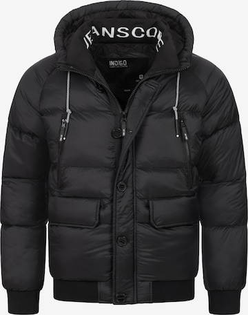 INDICODE JEANS Winterjacke 'Paulix' in Schwarz: predná strana