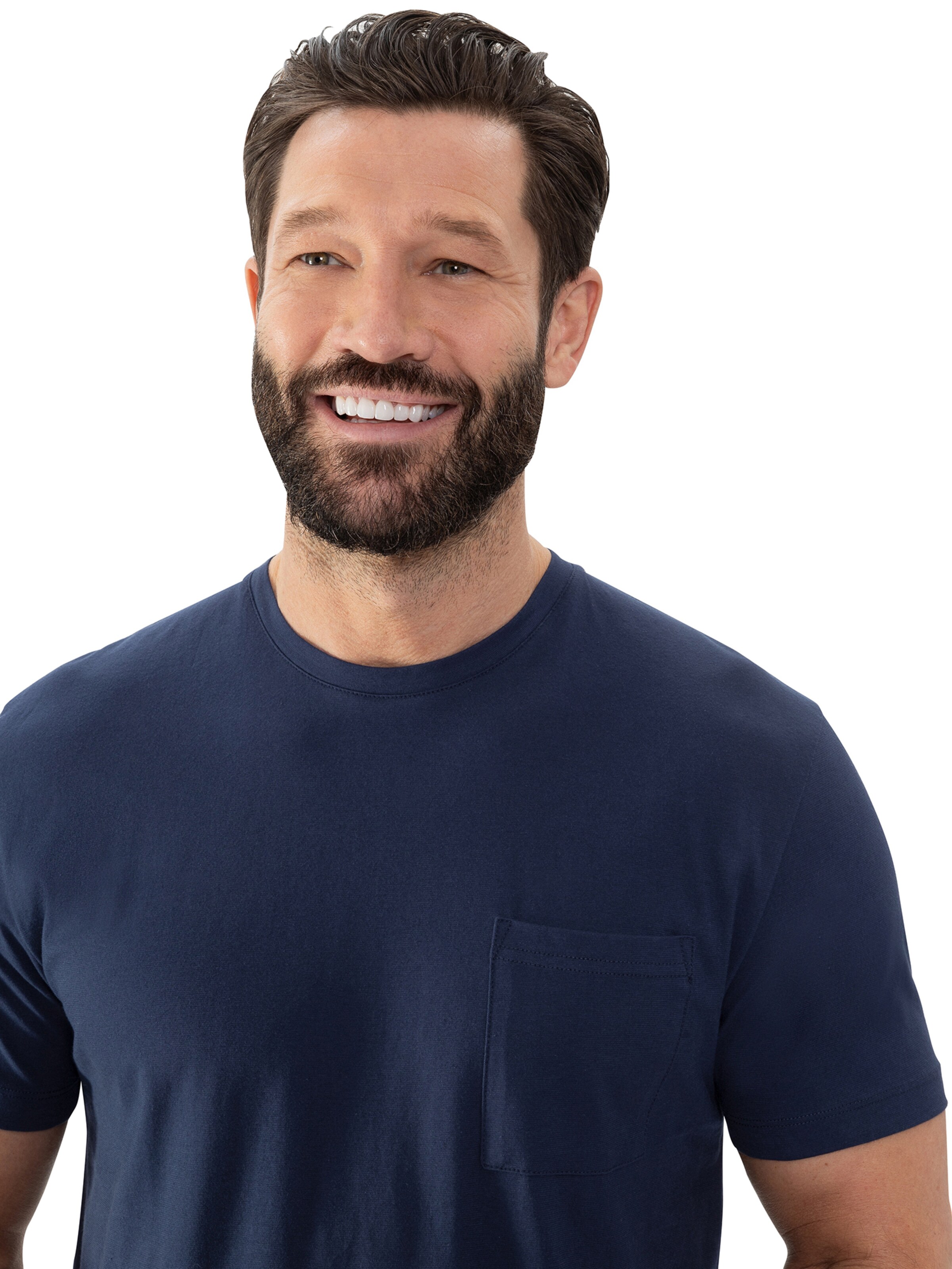 Mey Pyjama kort 'Red Tile' in Blauw