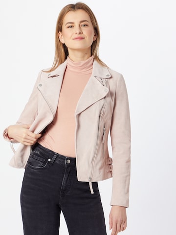 FREAKY NATION Between-Season Jacket 'Taxi Driver' in Pink: front