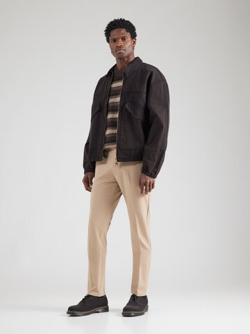 Cars Jeans Slim fit Pleated Pants 'DAXTON' in Beige