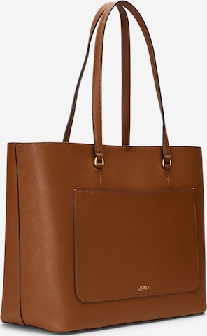 Lauren Ralph Lauren "Чанта тип ""Shopper""" 'Karly' в кафяво: отпред