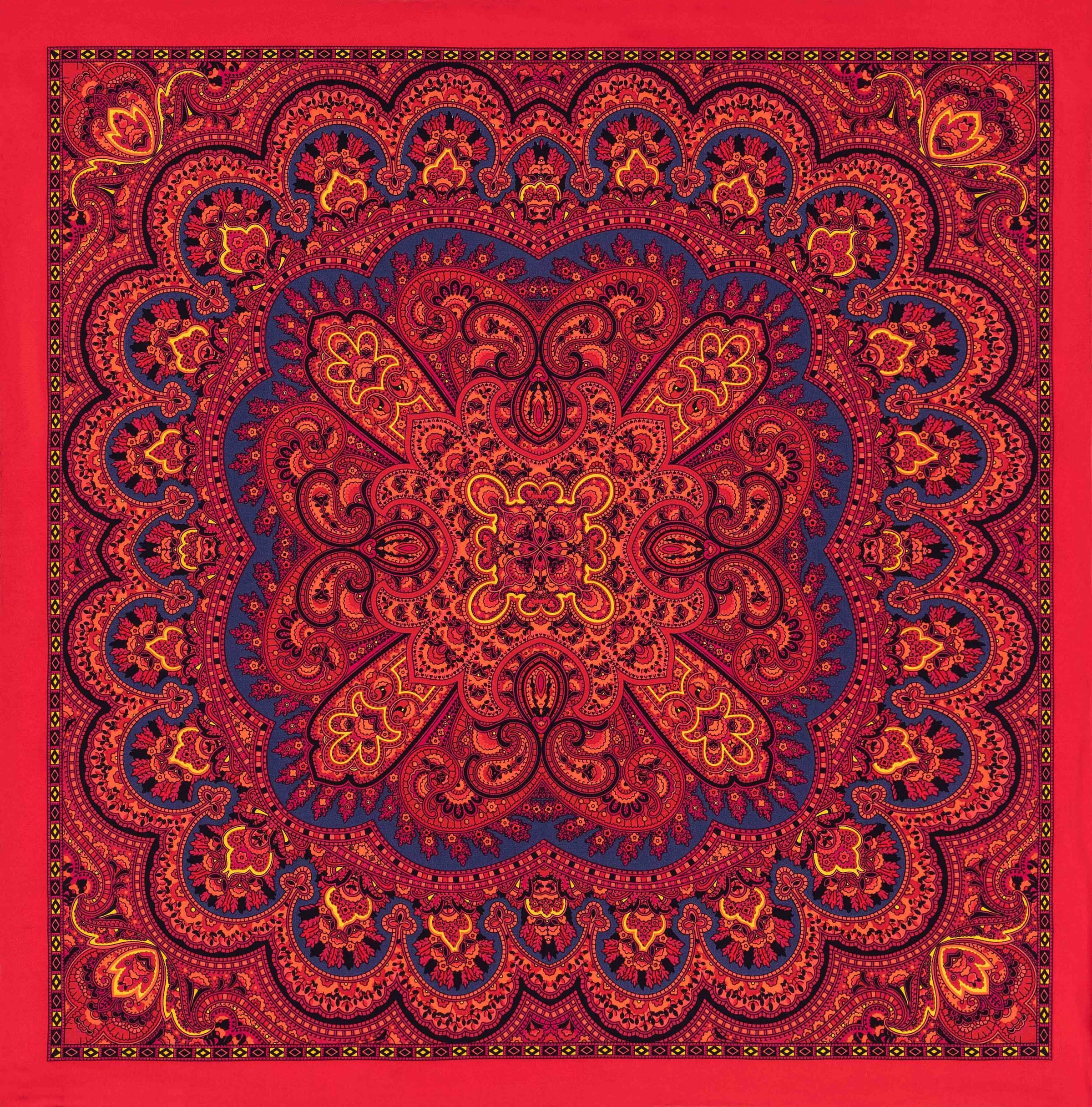 Foulard 'YOUNG PAISLEY NICKY' Roeckl en mélange de couleurs : devant