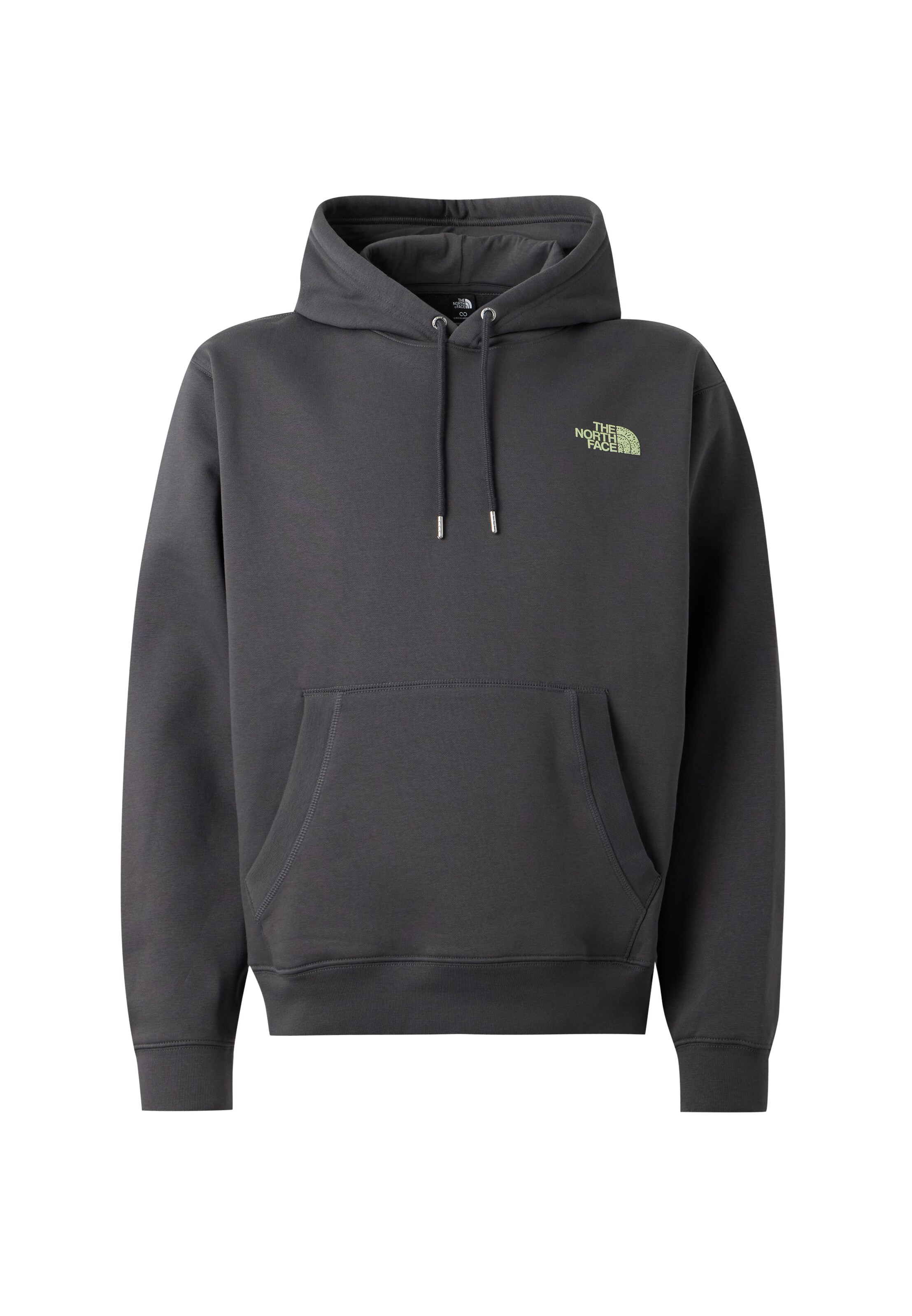 THE NORTH FACE Sweatshirt 'NSE SLOPES' i XS i antracit / æble, Produktvisning