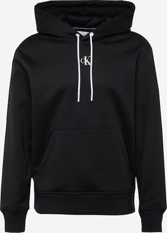 Calvin Klein Jeans - Sweatshirt em preto: frente