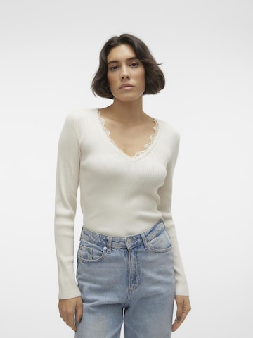 VERO MODA Pullover i beige
