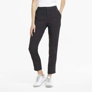 PUMA Regular Workout Pants 'W Boardwalk' in Black: front