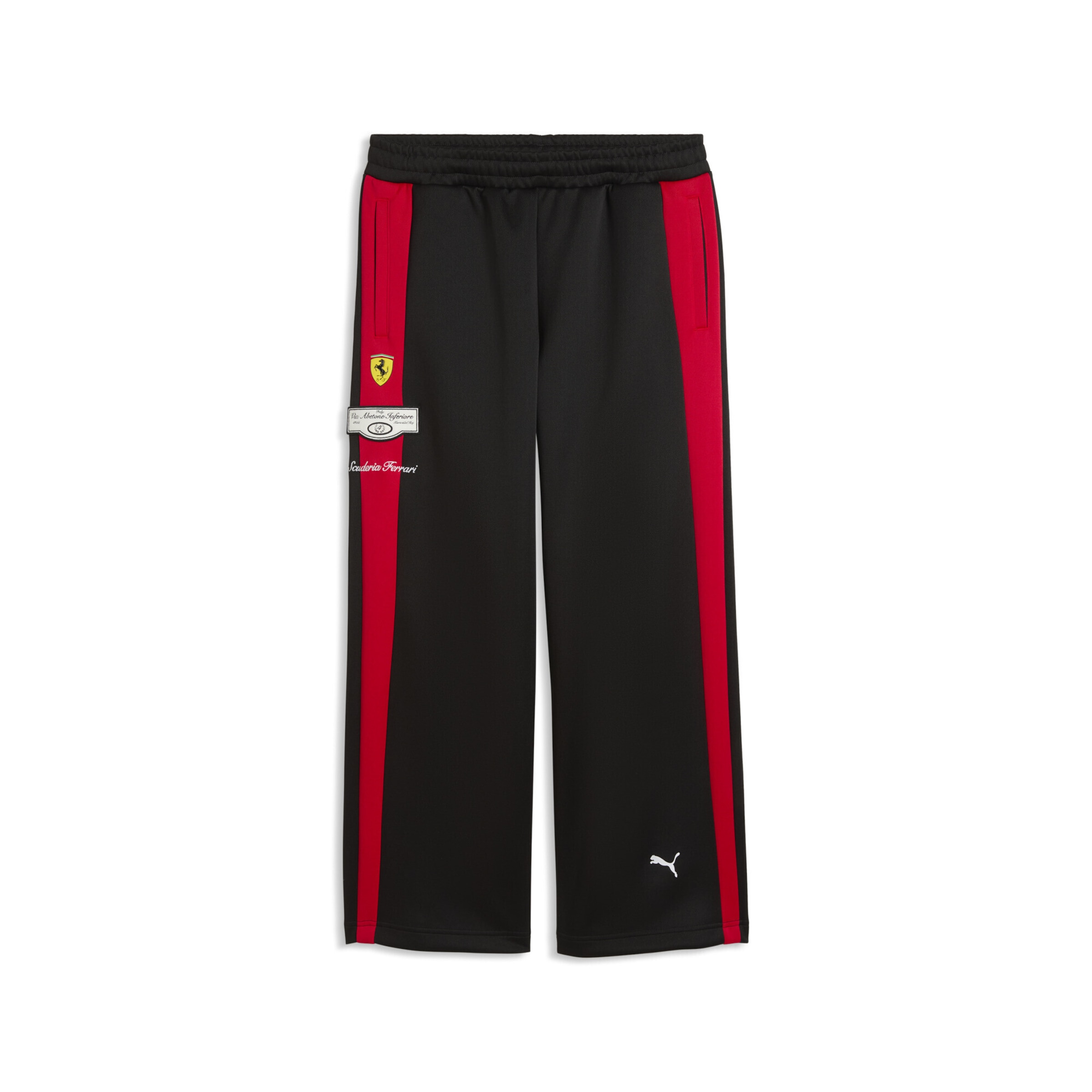 PUMA Regular Sportbroek 'Ferrari T7' in Zwart: voorkant