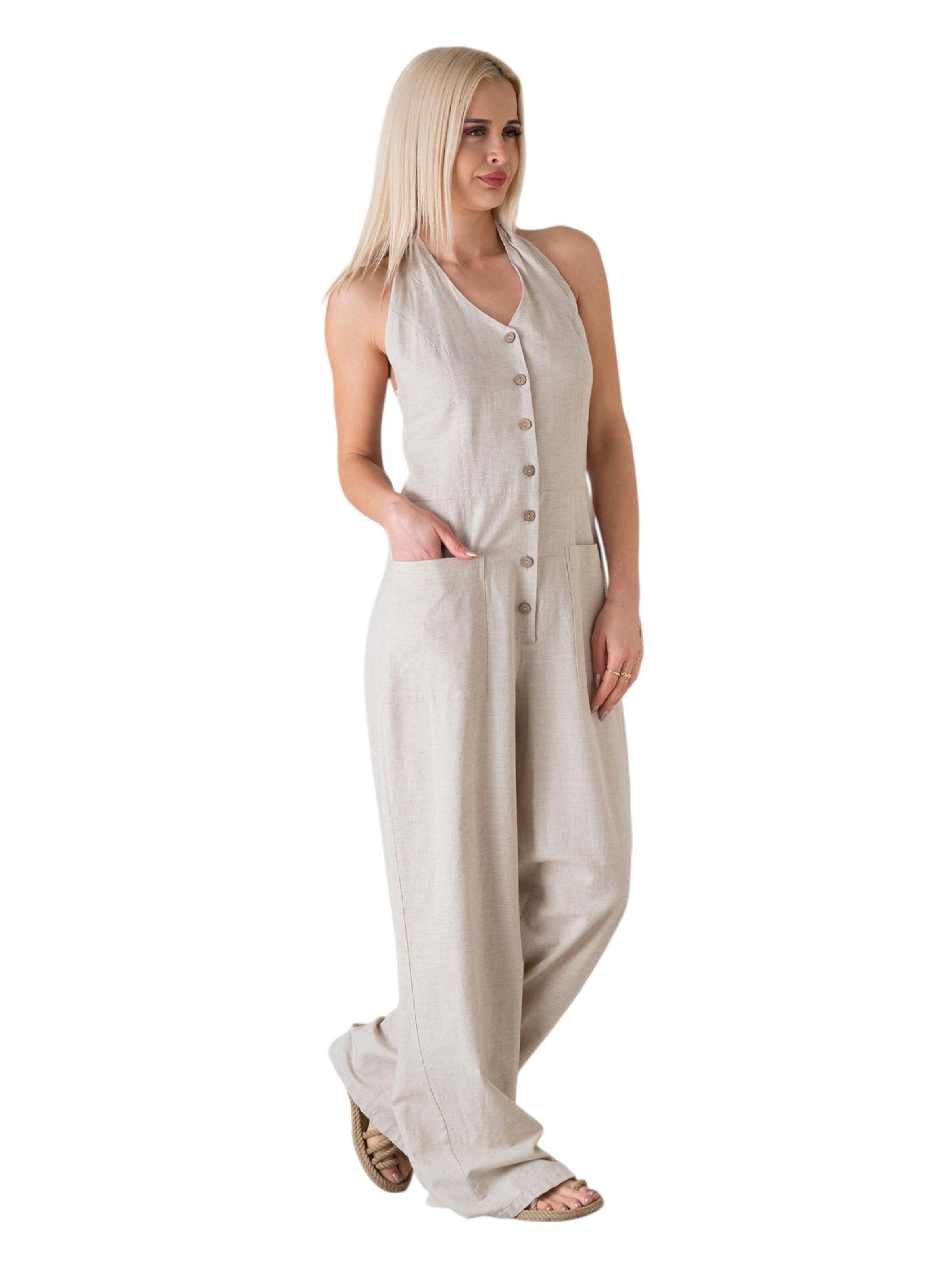 WENOR Jumpsuit 'Alvia' in Beige