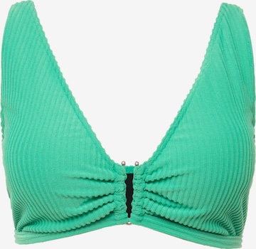 Studio Untold Triangle Bra in Green: front