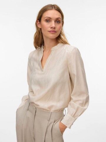 VERO MODA Blouse 'VMSALLY' in Grijs: voorkant