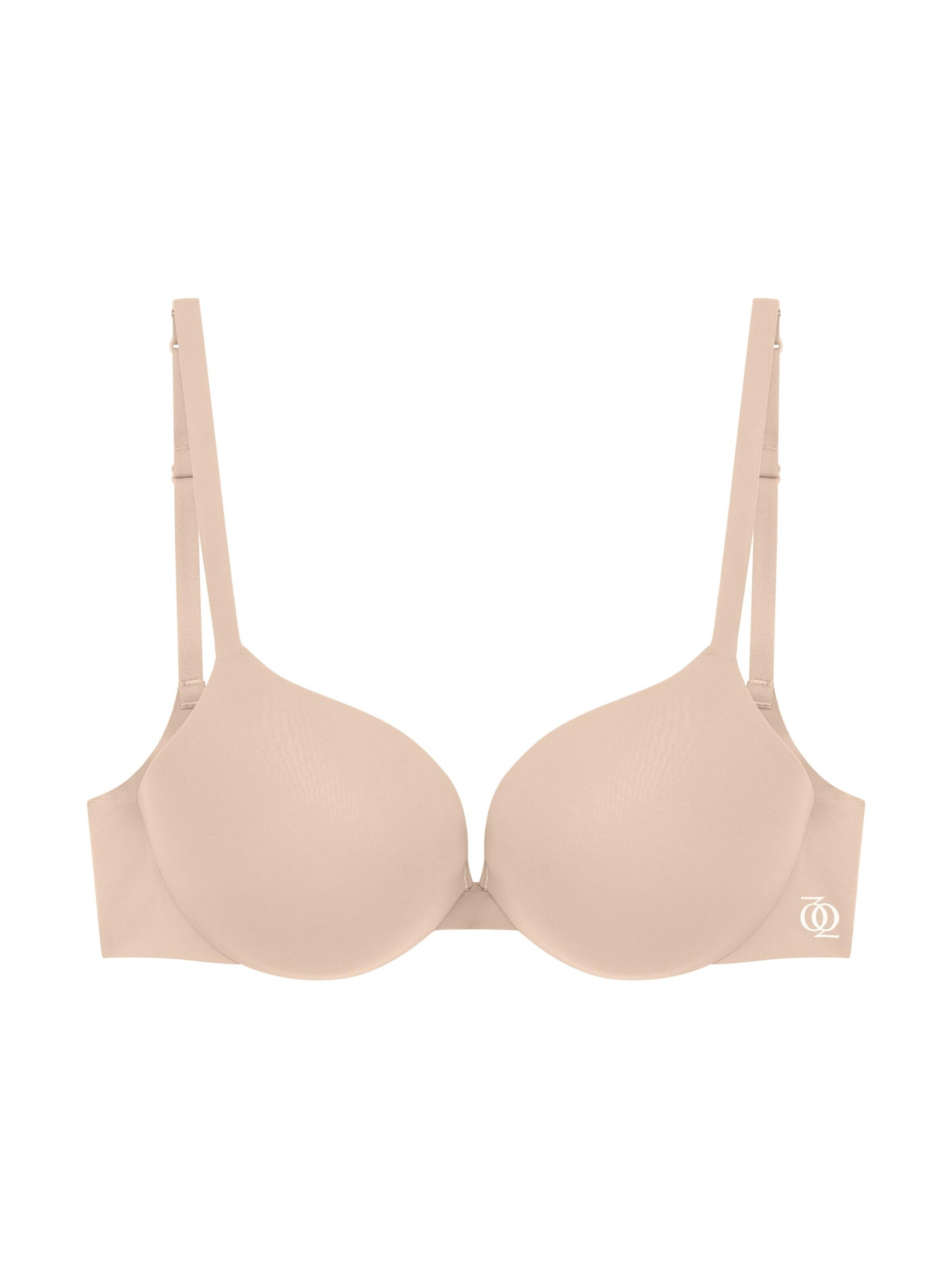 GOD SAVE QUEENS Push-up BH 'Second Skin Ultimate Push-Up Bra' in Beige: voorkant