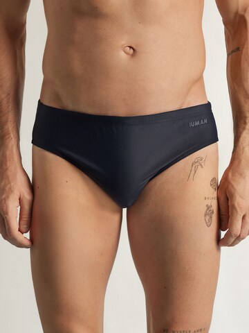 IUMAN Intimissimi Slip in Blau: Vorderseite