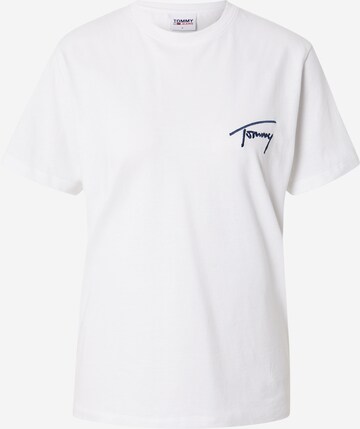 Tommy Jeans - Camiseta en blanco: frente