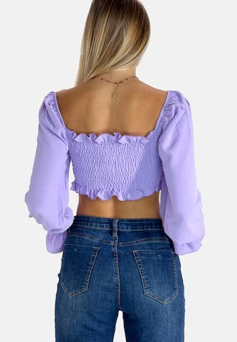 Chemisier Elara en violet