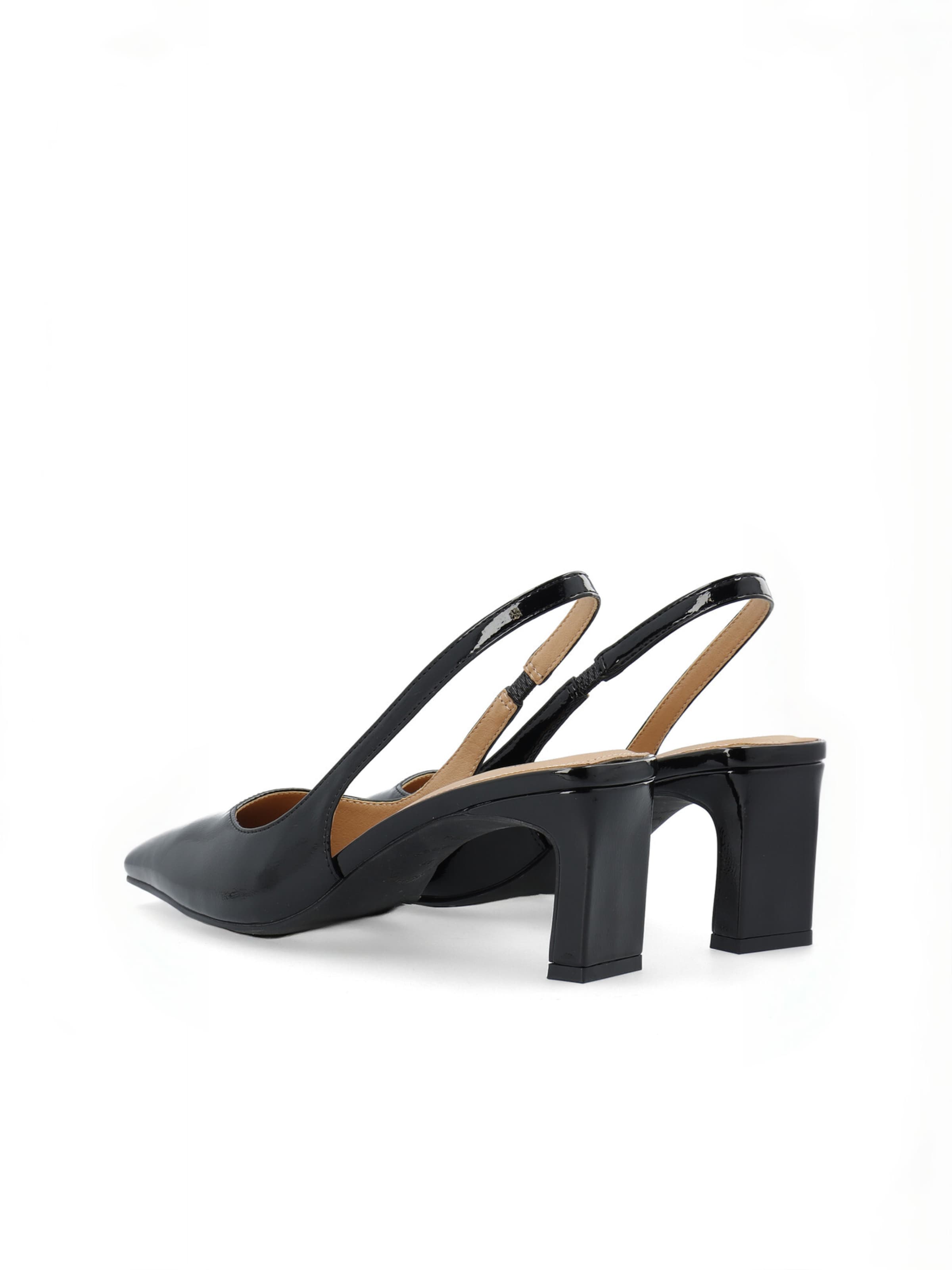 Ca'Shott - Zapatos con plataforma ' CASHELENE ' en negro: atrás