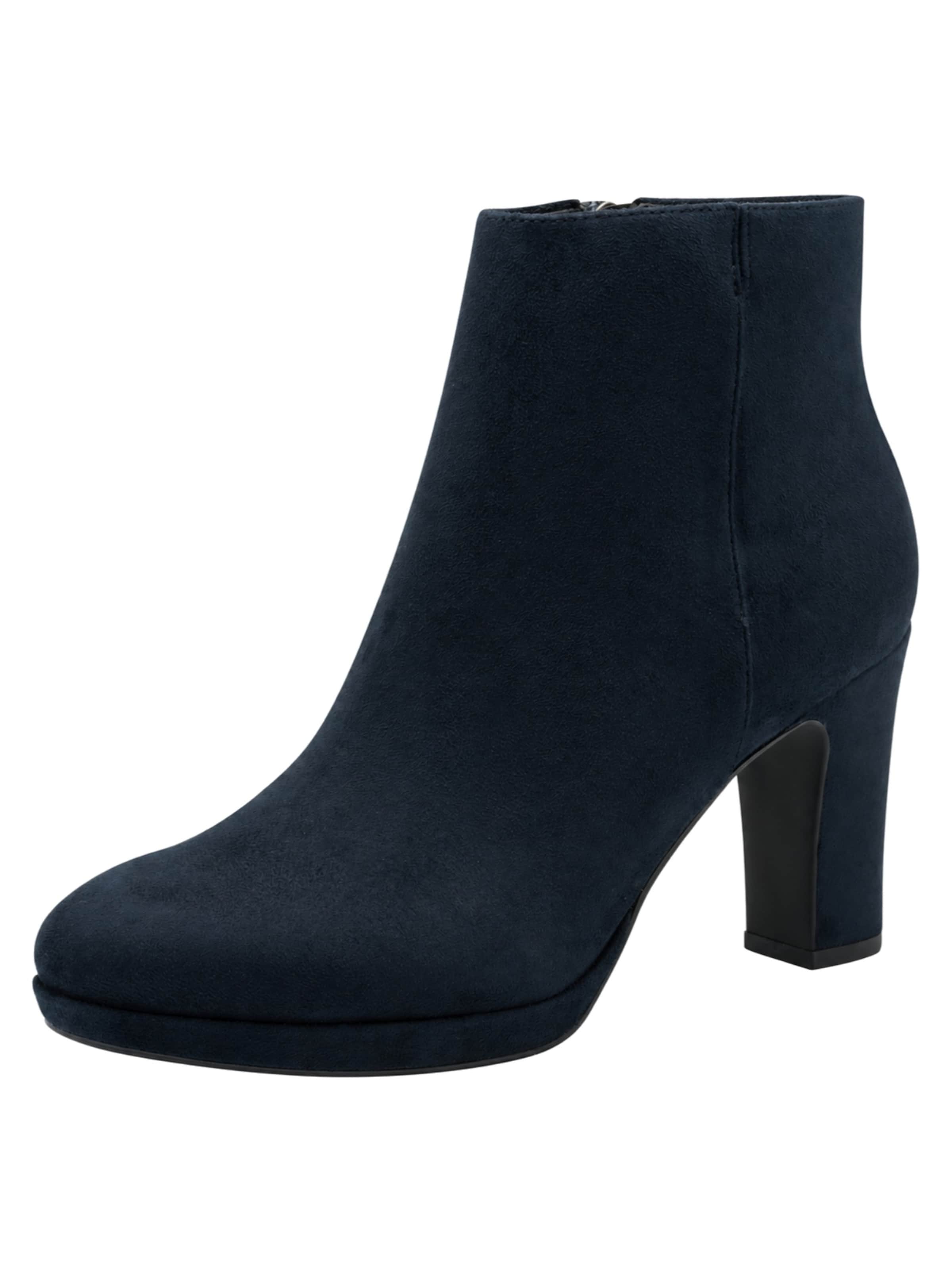 Tamaris Enkellaarsjes in Blauw: voorkant