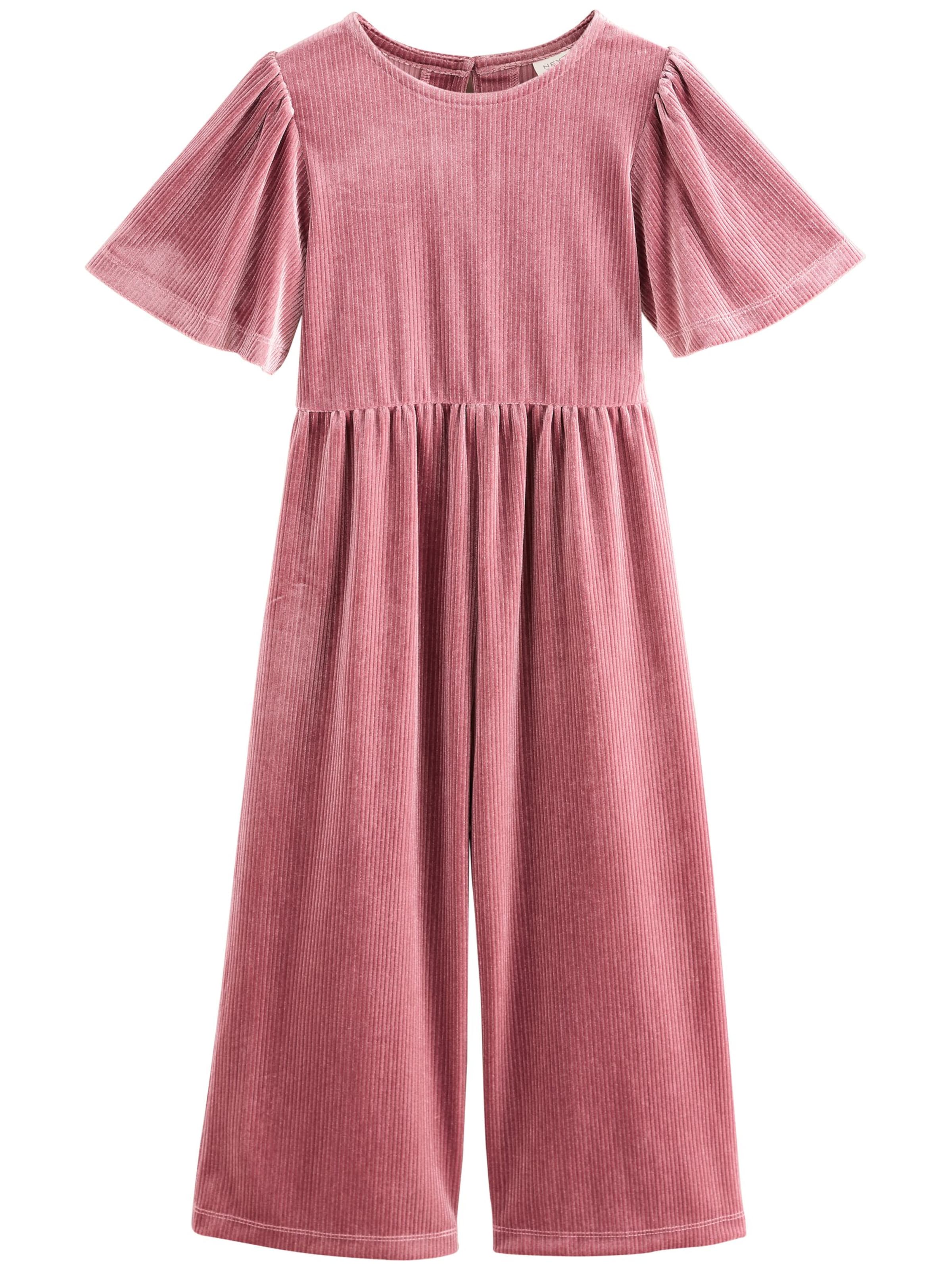 Next Комбинезон в розово: отпред