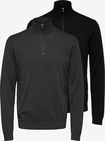 SELECTED Pullover 'Berg' in Mischfarben: Vorderseite