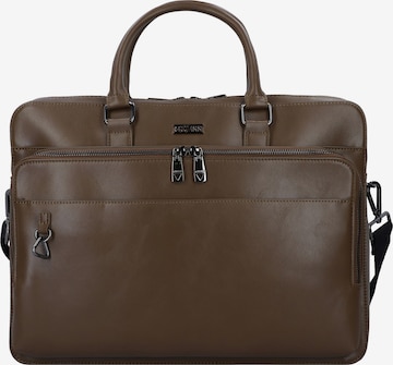 Porte-documents 'Boston' GUESS en marron : devant