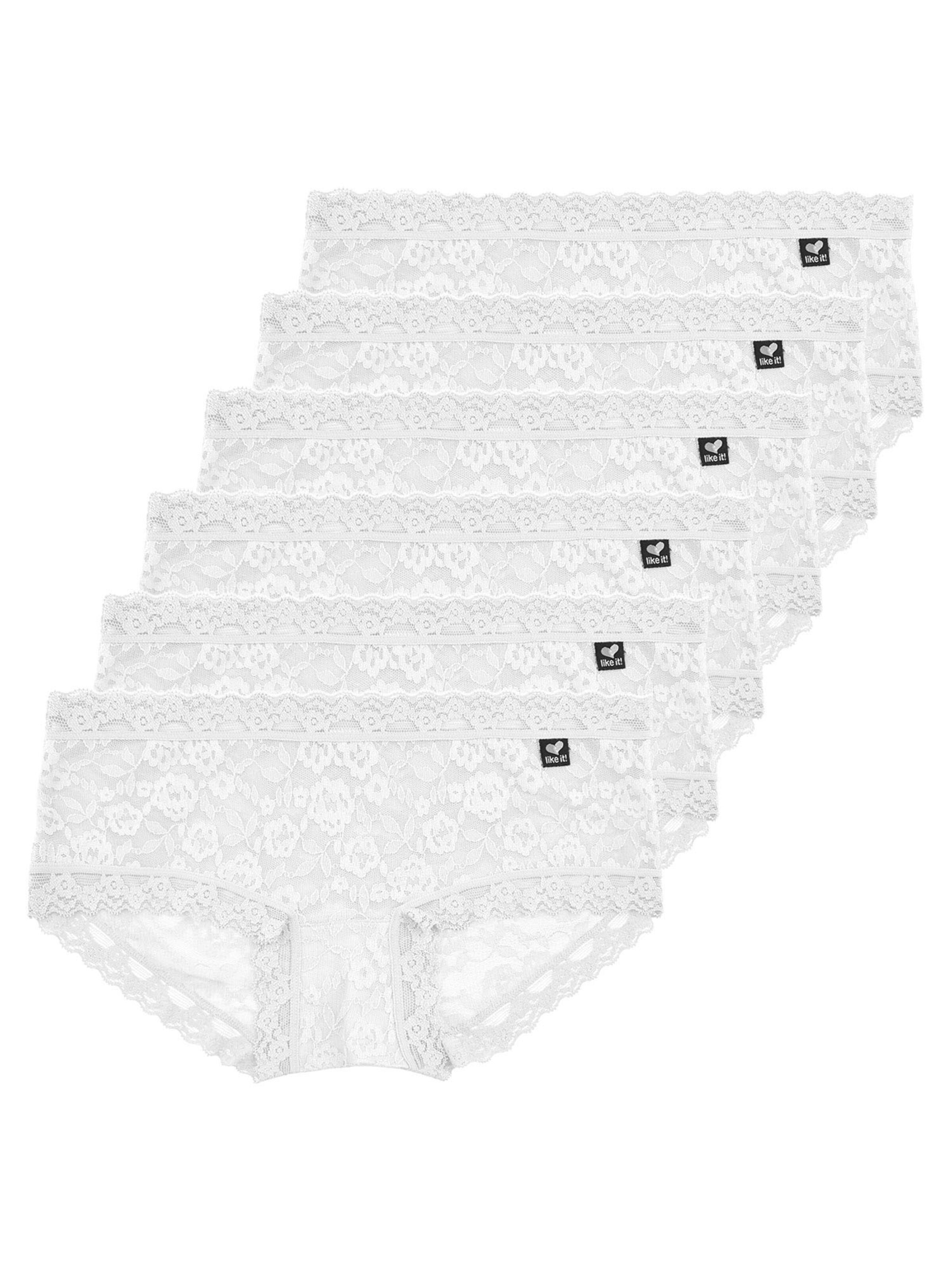 like it! Boyshorts 'Lisa' in White