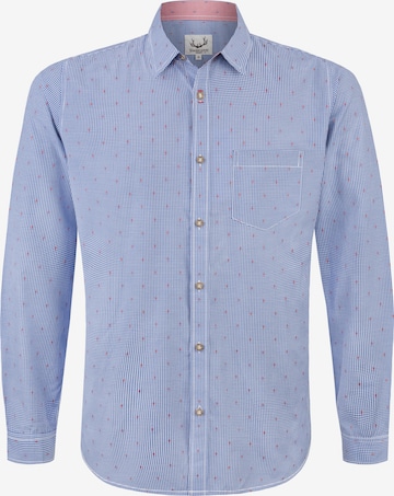 STOCKERPOINT Button Up Shirt 'Raul' in Blue: front