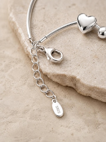 Alster Herz Rannekoru 'S925 PURE HEART' värissä hopea