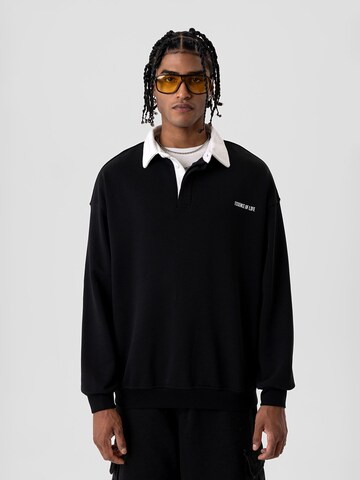Dandalo Sweatshirt 'Andre' in Schwarz: Vorderseite
