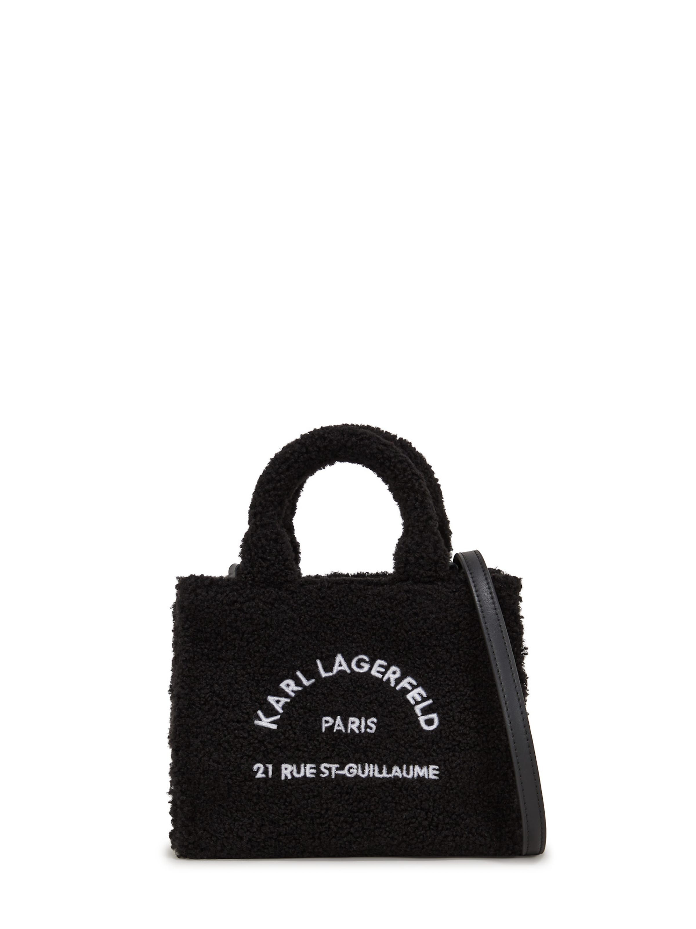 Poșete 'Rue St-Guillaume' Karl Lagerfeld pe negru / alb, Vizualizare produs