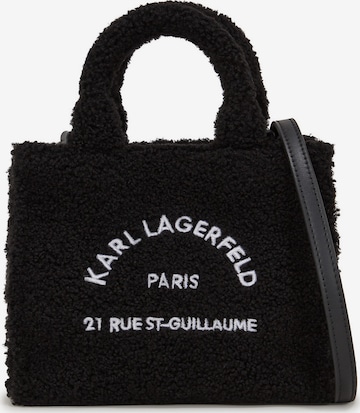 Karl LagerfeldRučna torbica 'Rue St-Guillaume' - crna boja: prednji dio