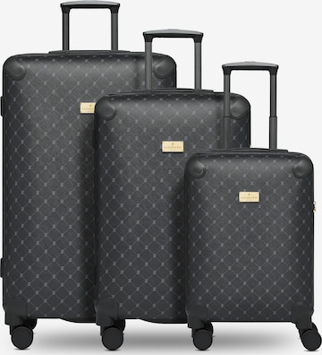 Set di valigie 'Palermo' di Lazarotti in nero: frontale