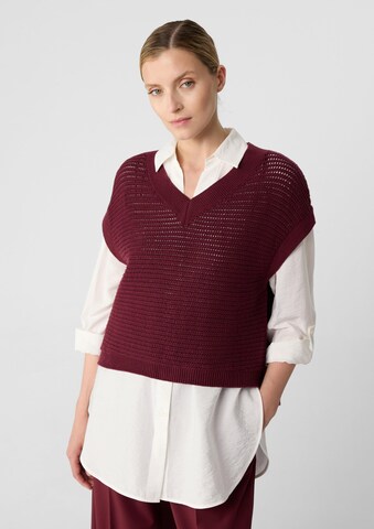 Pull-over comma casual identity en rouge : devant
