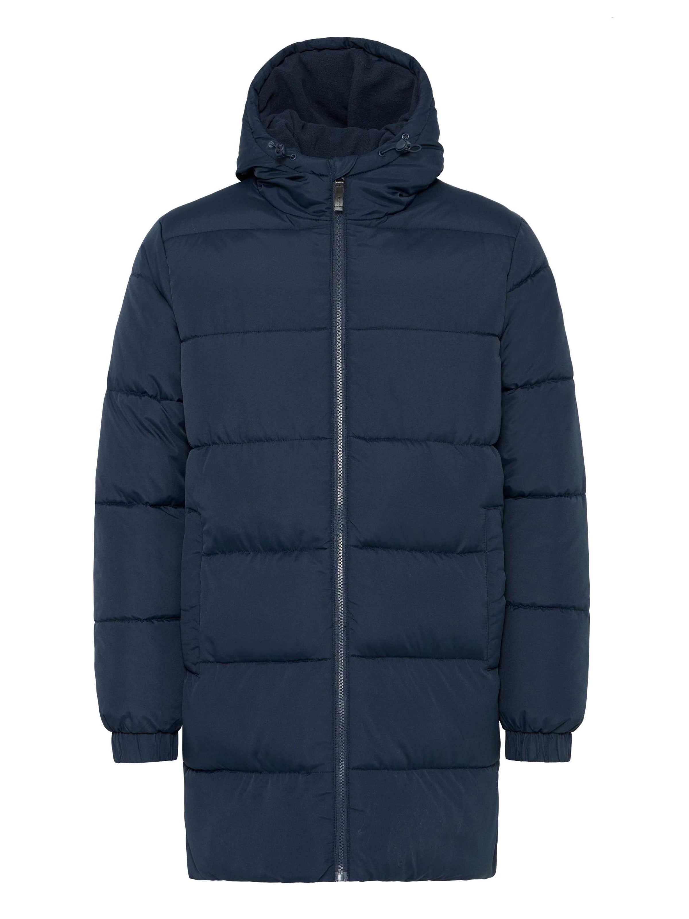 !Solid - Sobretudo de inverno ' SDMARLO ' em azul: frente