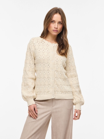VILA Knit cardigan 'VILowen' in Beige: front
