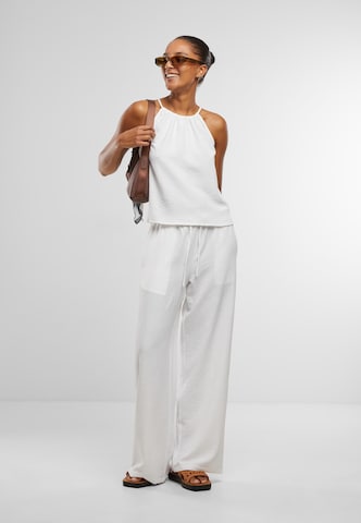 Wide Leg Pantalon Urban Classics en blanc