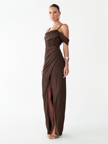BWLDRVečernja haljina 'AMIE' - smeđa boja