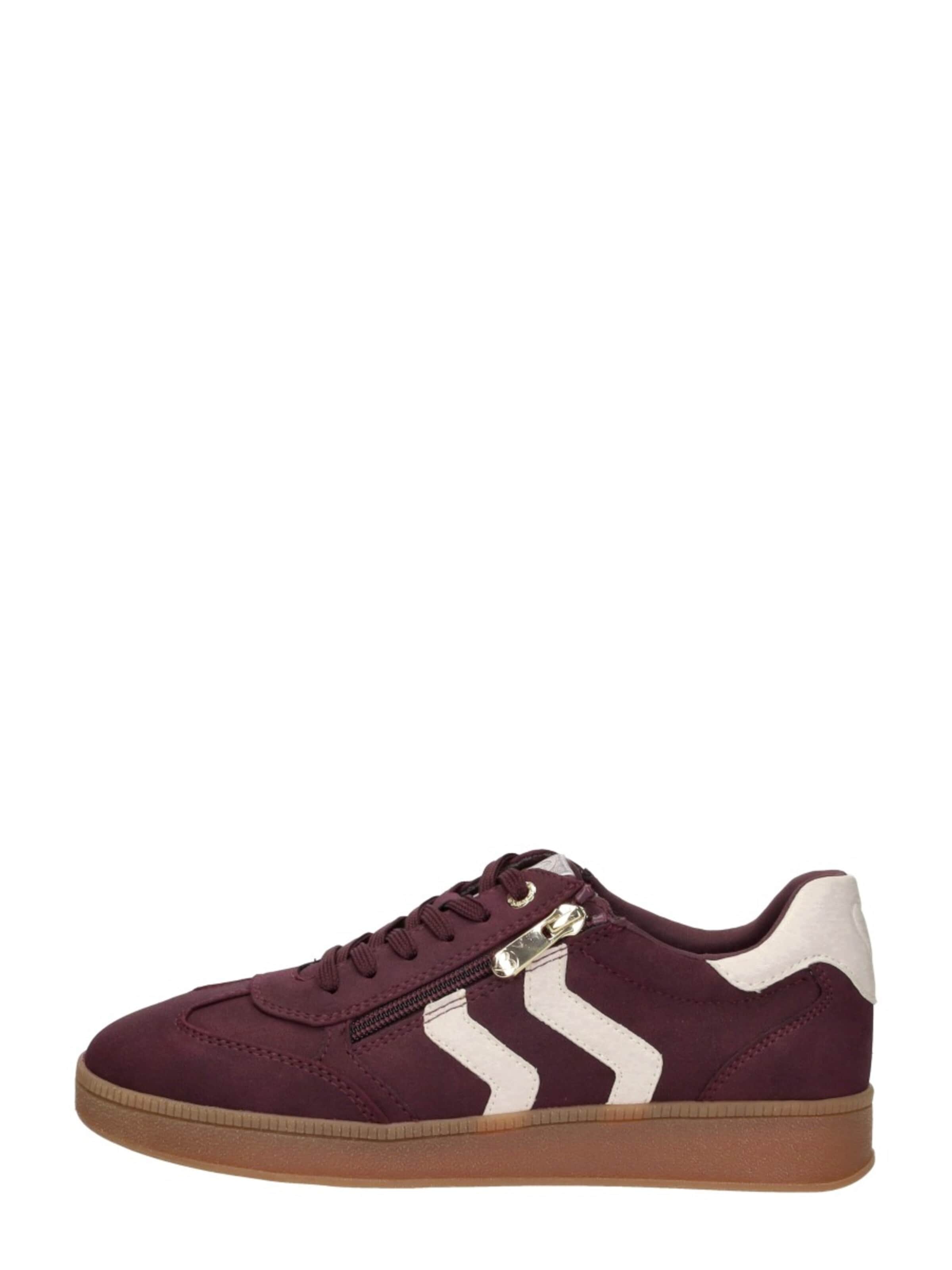 MARCO TOZZI Sneakers laag 'Sneakers Laag' in Rood: voorkant