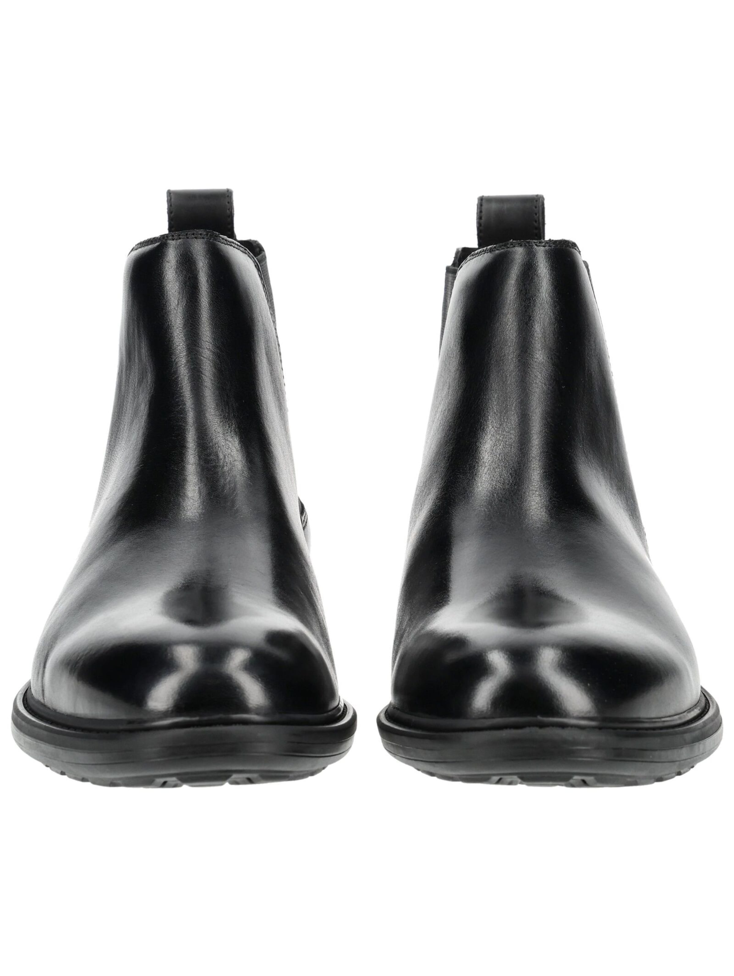 Chelsea Boots GEOX en noir : devant