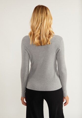 usha BLACK LABEL - Pullover 'Nowles' em cinzento