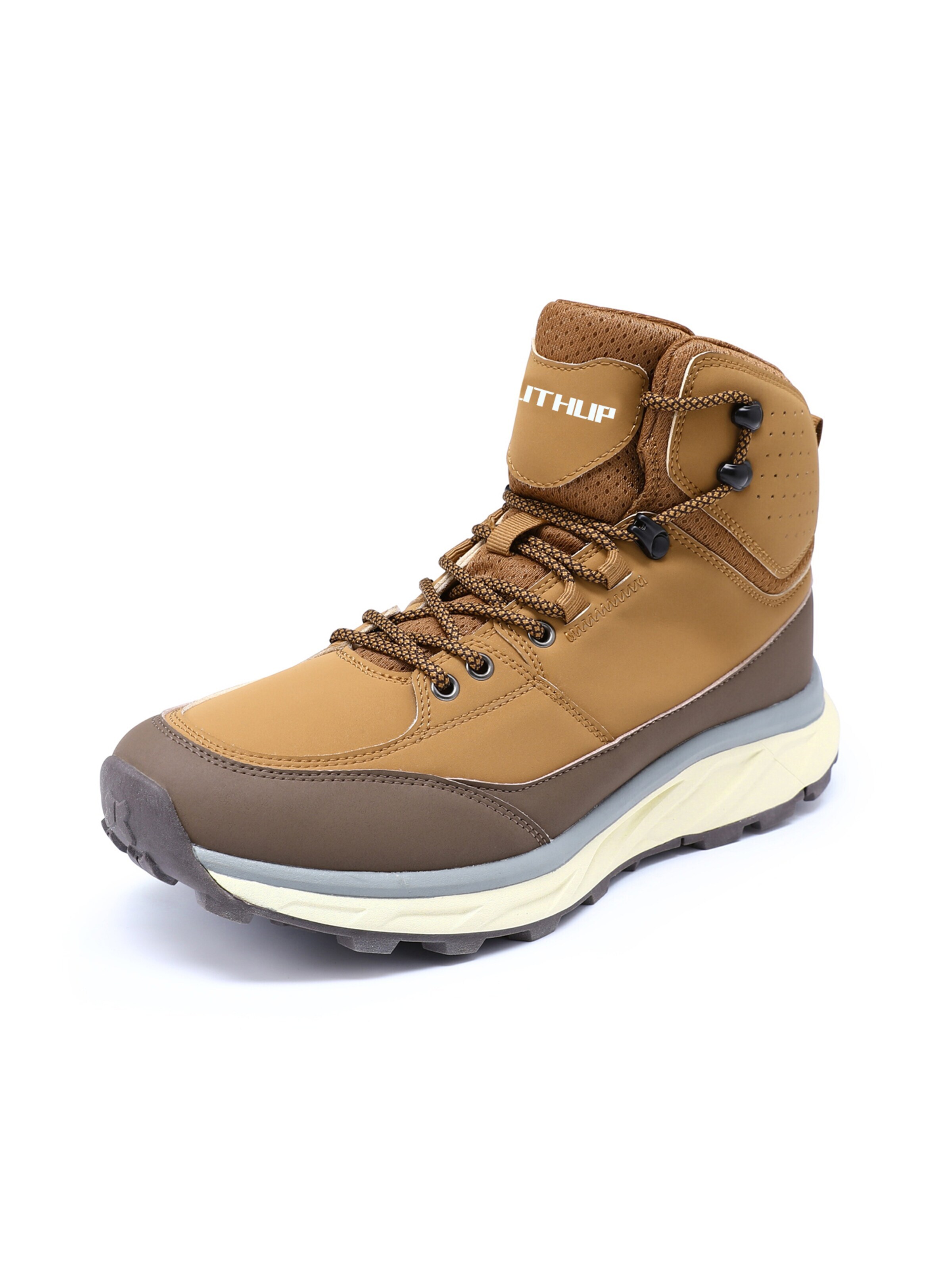 YOUTHUP Sneaker 'Hauch' in Braun: Vorderseite