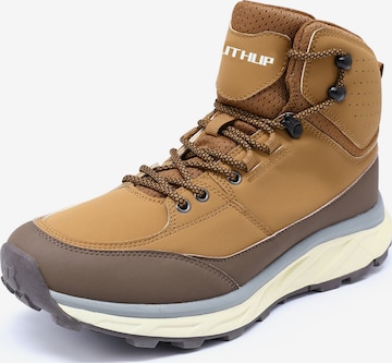 YOUTHUP Sneaker 'Hauch' in Braun: Vorderseite