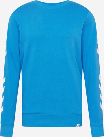 Hummel Athletic Sweatshirt in Blue: front