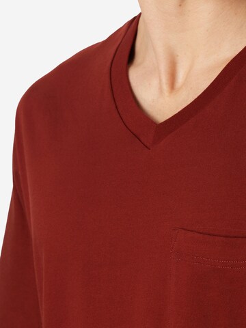 SCHIESSER Pyjama kurz 'Comfort Essentials'‌‌ in Rot