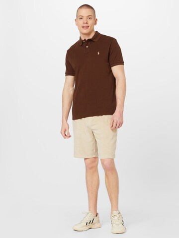 T-Shirt Polo Ralph Lauren en marron