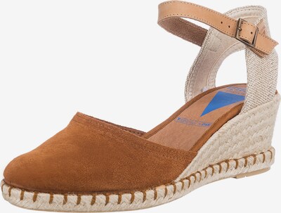 VERBENAS Sandale 'Serraje' in beige / cognac, Produktansicht