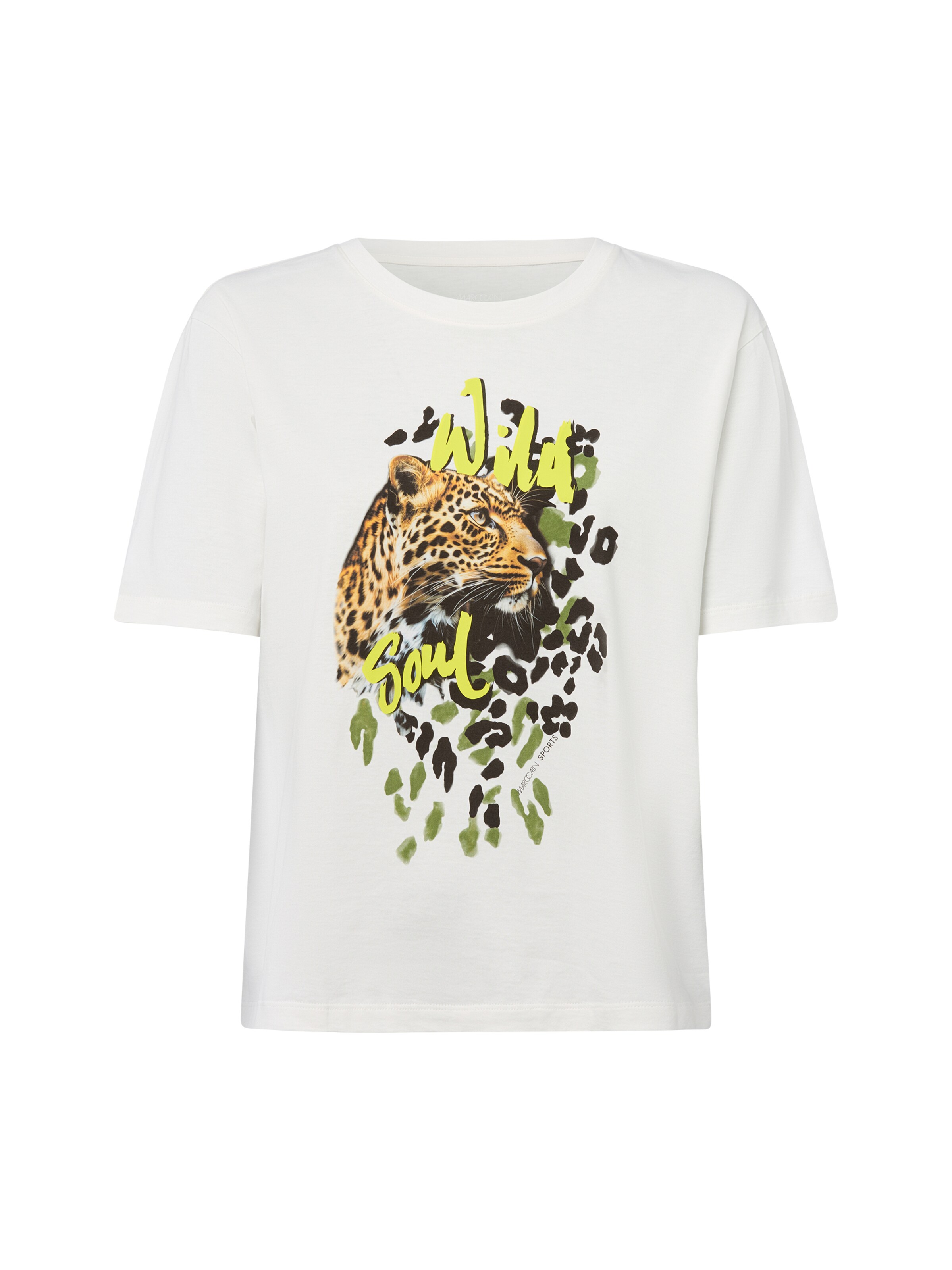 T-shirt Marc Cain en blanc : devant