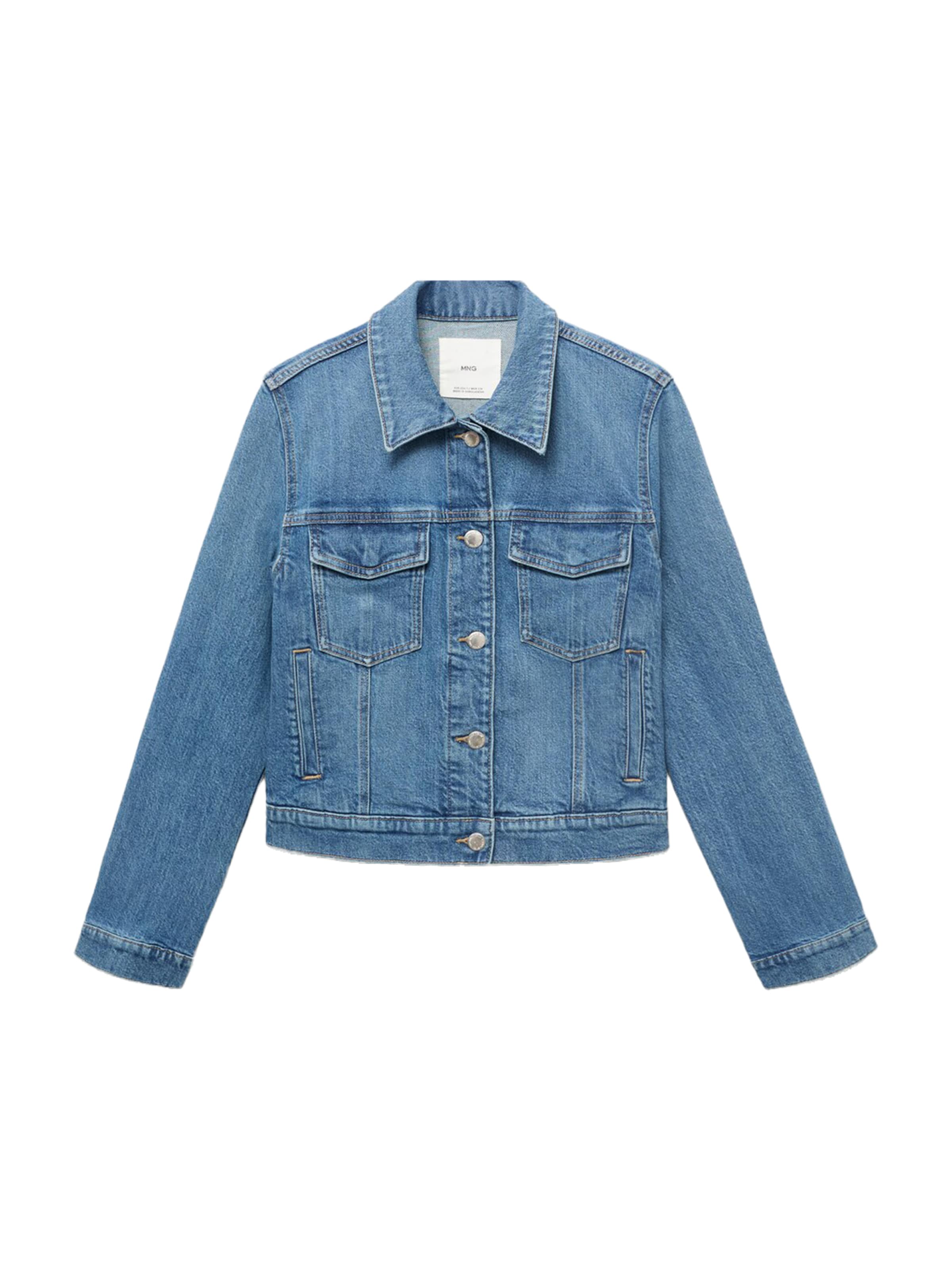 MANGO Jacke 'NEWVICKY' in Blau: Vorderseite