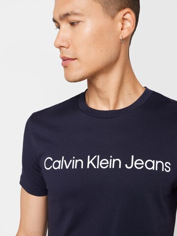 Calvin Klein Jeans T-Shirt in Blau