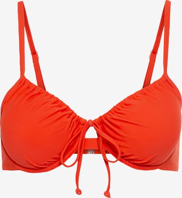 LSCN by LASCANA Balconette Bikinitop 'Gina' in Rood: voorkant