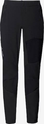 VAUDE Tapered Outdoorhose 'Scopi III' in Schwarz: predná strana