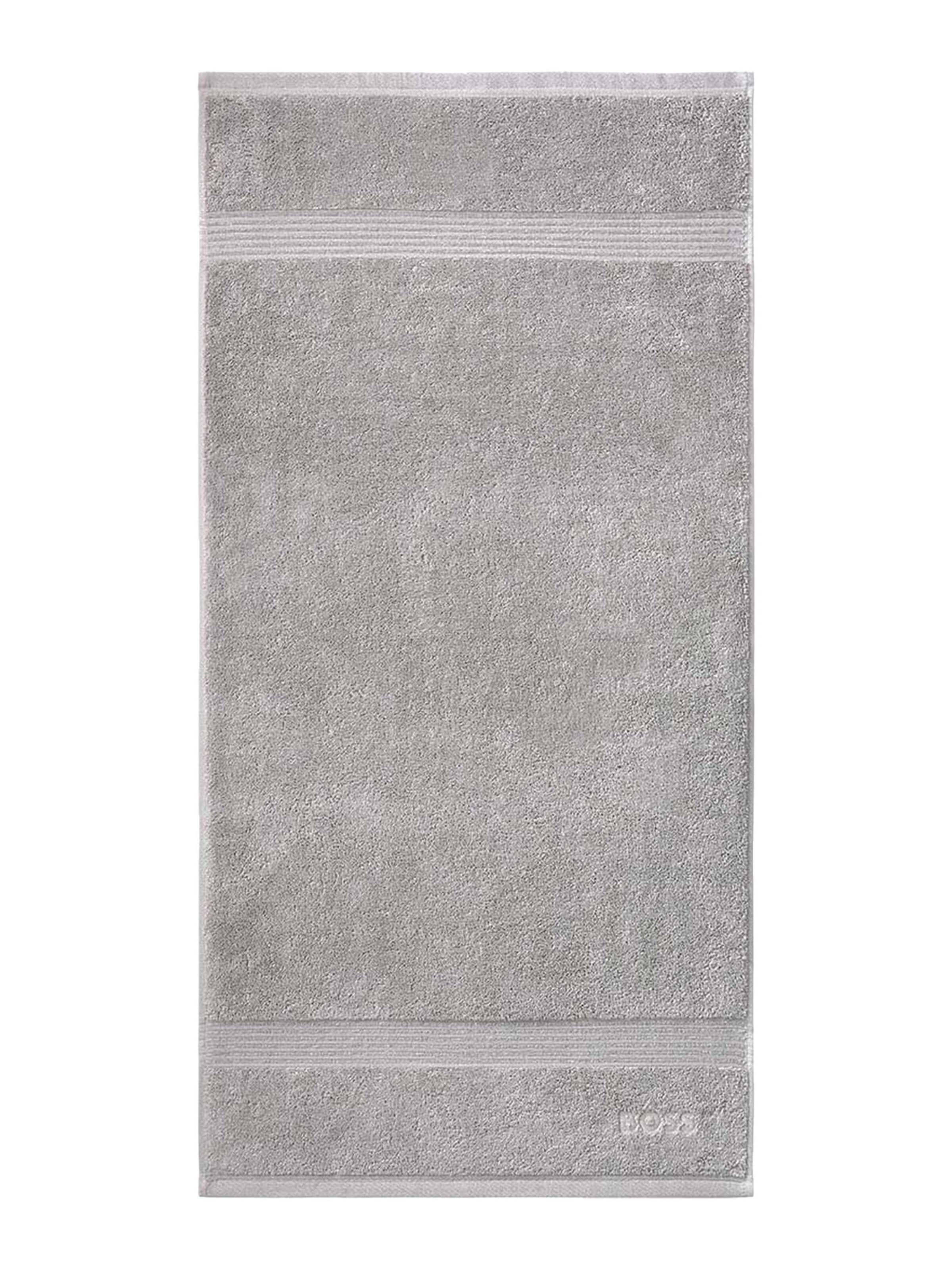 BOSS Home Towel 'LOFT' in Silver: front
